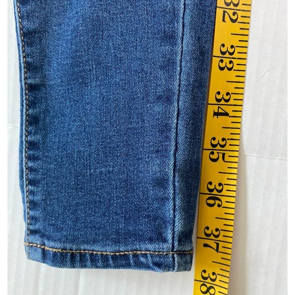 Old Navy Rockstar Womens Mid-Rise Skinny Blue Jean Emo Y2K Streetwear Size 00 - Picture 5 of 9